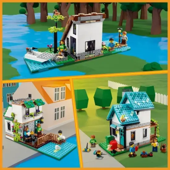 LEGO Creator 3 in 1 Cozy House Toys Model Building Set 31139 image {3}