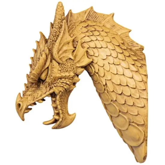 Design Toscano Head of the Beast Dragon Wall Sculpture image {4}