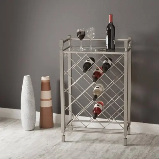 Covina Wine Rack Champagne - OSP Home Furnishings image {2}