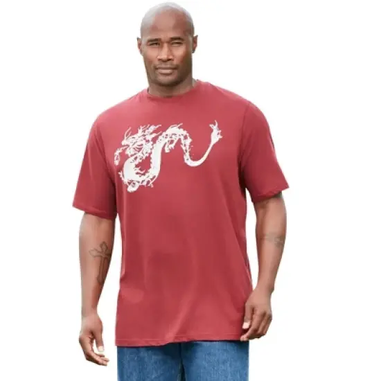 KingSize Men's Big & Tall Easy Style Graphic Tee image {13}