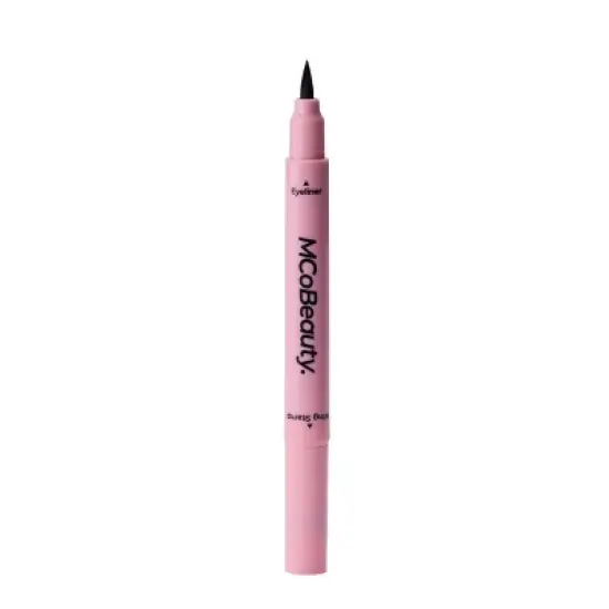 MCoBeauty Mini Winged Eyeliner - Black - 0.07oz image {4}