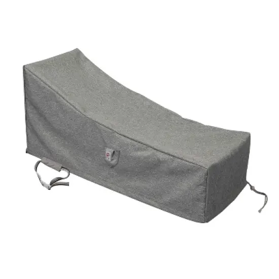 Summerset Shield Platinum 3-Layer Polyester Outdoor Chaise Lounge Cover - Grey Melange image {9}