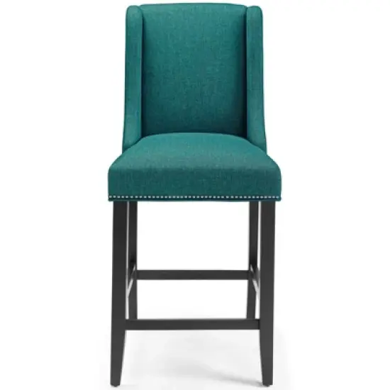 Baron Upholstered Fabric Counter Height Barstool - Modway image {12}