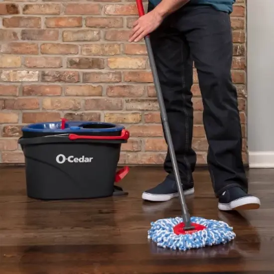 O-Cedar EasyWring RinseClean Spin Mop & Bucket System image {8}