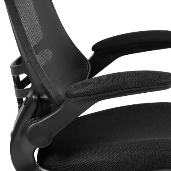Swivel Task Chair Black - Flash Furniture image {7}