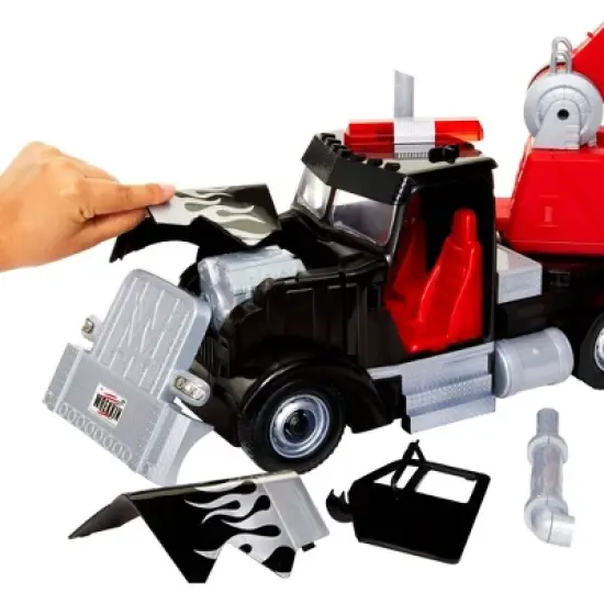 WWE Action Figure Vehicle Wrekkin' Rampage Rig Truck image {4}