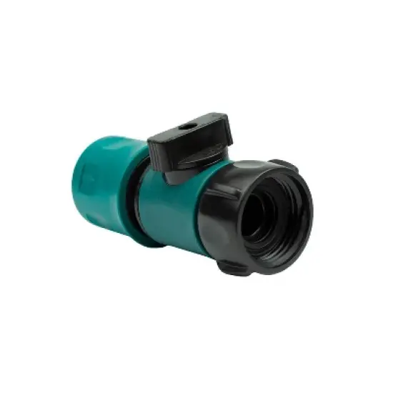 Poolmaster Quick Connector Leak Free Garden Hose Adapter with Shut Off Valve image {7}