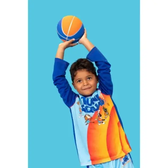 SPACE JAM Looney Tunes Pajama Shirt and Pants Sleep Set Little Kid to Big Kid image {3}