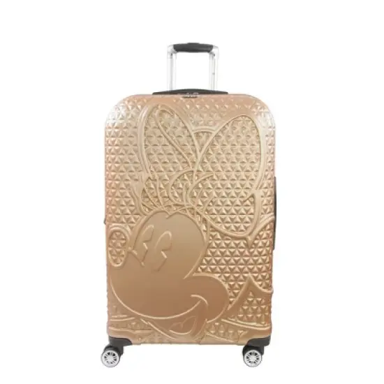 Disney Ful Textured Minnie Mouse 29in Hard Sided Rolling Luggage image {1}
