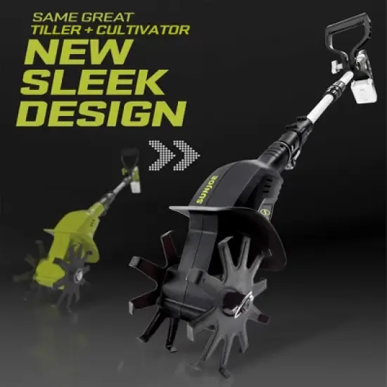 Sun Joe 24V IONMAX Cordless Garden Tiller and Cultivator Kit, 6" Dual Blades Outdoor Yard Tool with 2.0-Ah Battery + Charger, 24V-TLR-LTE-A image {5}