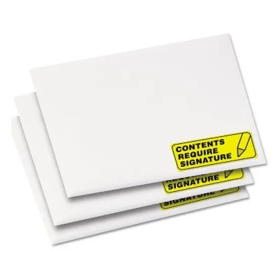 Avery 1 x 2-5/8 High-Visibility Laser Labels- Neon Yellow (750 per Pack): Printable Sticker, 30 Labels/Page image {7}