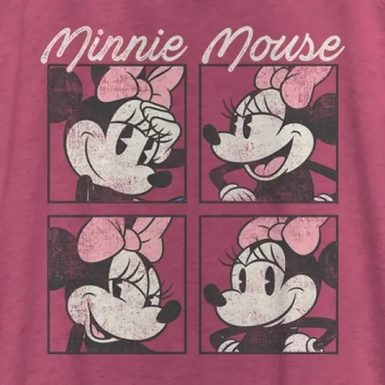 Women's Mickey & Friends Retro Minnie Boxes Racerback Tank Top image {1}