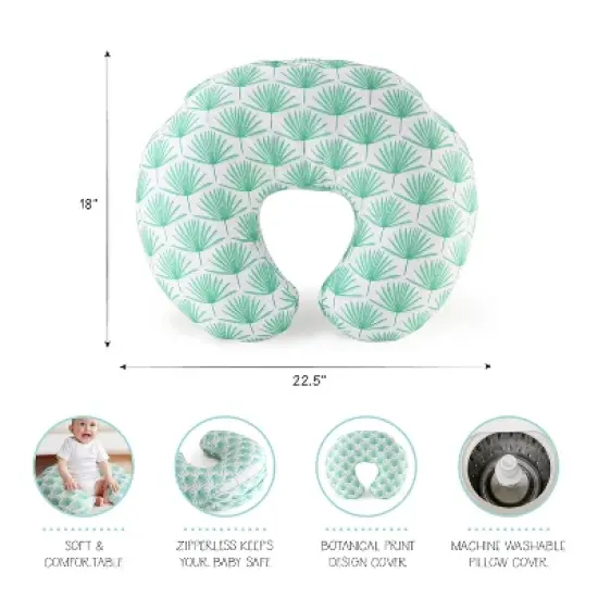 The Peanutshell Nursing Pillow for Breastfeeding, Breast Feeding Pillows for Babies, New Baby Essentials, Boho Botanical image {8}