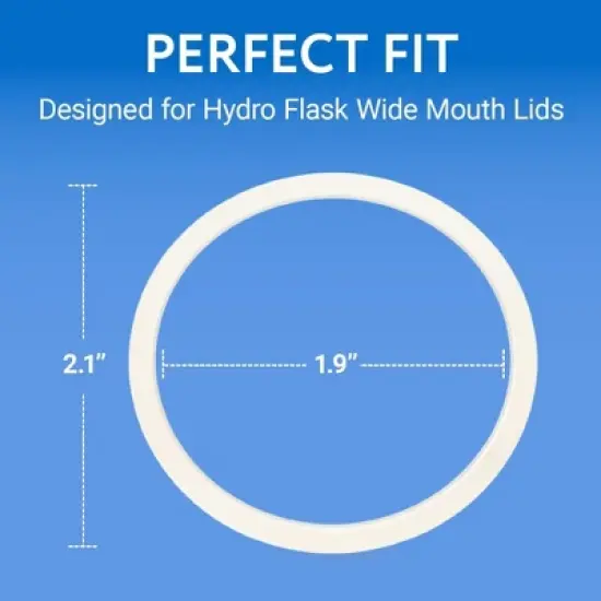 Impresa 3 Gaskets For Hydro Flask Wide Mouth Lid - No BPA / Phthalate / Latex image {5}
