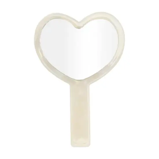 Unique Bargains Heart Shaped Handheld Mirrors 1 Pc image {14}