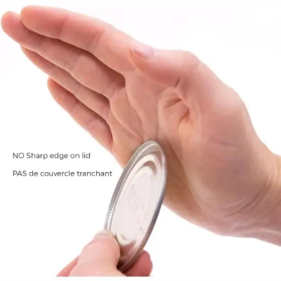 Beaver Can Opener - Safe - Holds and Leaves No Sharp Edges on Lid - Comfort Grip image {7}