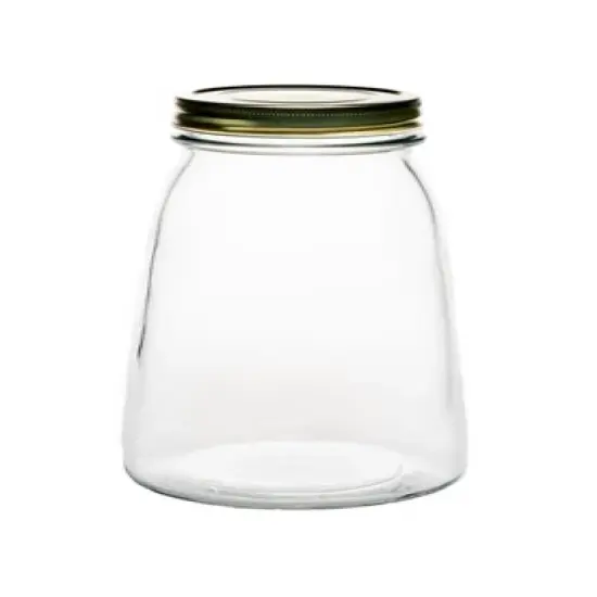 Amici Home Cantania Canning Jar, Airtight, Italian Made Food Storage Jar with Golden Lid image {4}