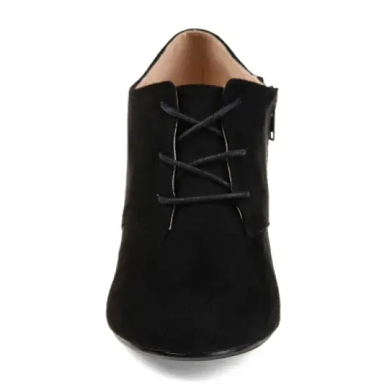 Journee Collection Womens Leona Inside Zip Block Heel Booties image {5}