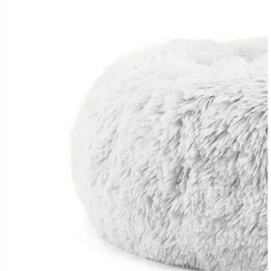 Best Friends by Sheri Donut Shag Dog Bed - 23"x23" - Frost image {2}