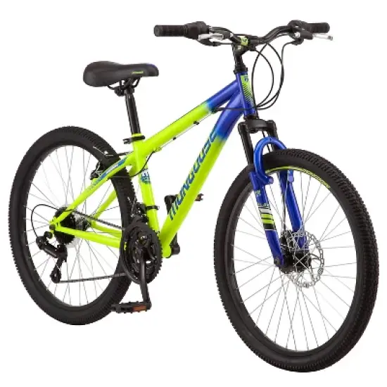 Mongoose Scepter 24" Mountain Bike - Green/Blue image {6}