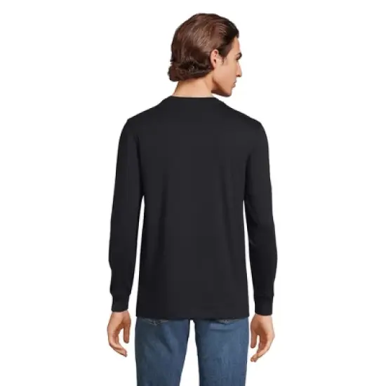 Lands' End Men's Super-T Long Sleeve T-Shirt image {1}