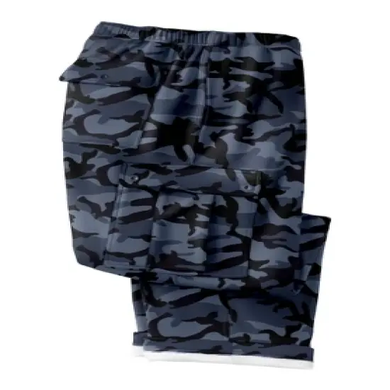 KingSize Men's Big & Tall Thermal Waffle-Lined Cargo Pants image {4}