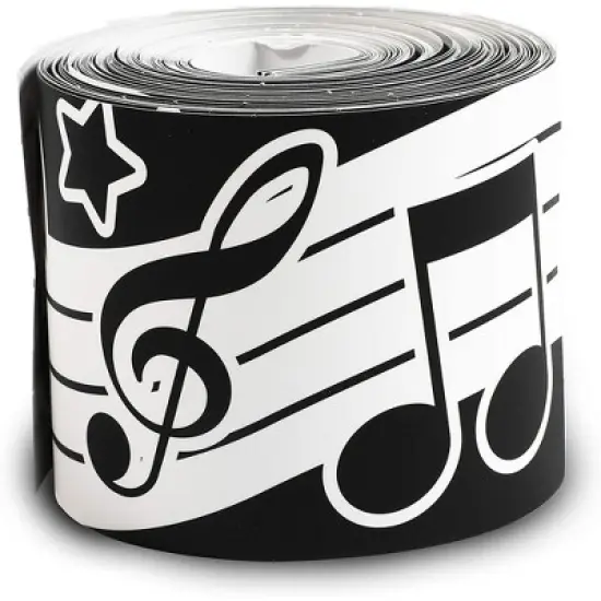 Bright Creations 78-Piece Music Note Bulletin Board Borders, Welcome Back to School (6 Designs, 13 Stripes each) image {4}