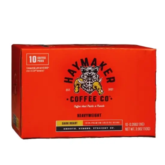Haymaker Coffee Dark Roast Coffee Pods - 10ct image {4}