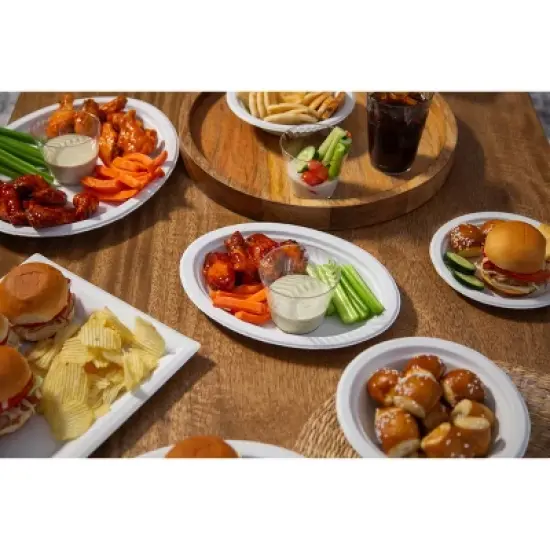 Chinet Classic Platter 7 1/2" X 10" - 22ct image {3}