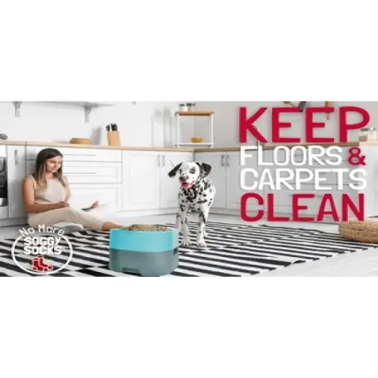 Pet Weighter Elevated Raised Weighted No-Spill Non-Slip Fillable Easy-Clean Water and Food Bowl for Dogs and Cats image {4}