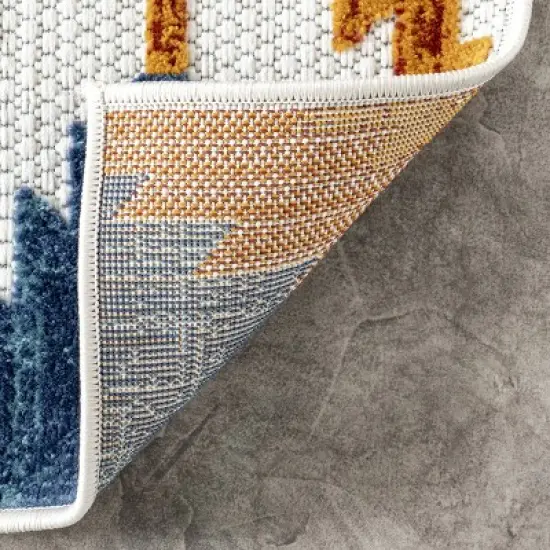 nuLOOM Marcela Geometric Indoor/Outdoor Patio Area Rug image {6}