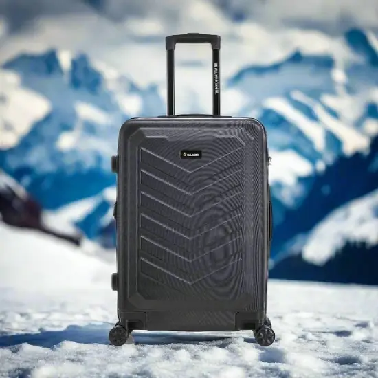 U.S. Army FOX PRO 24" Expandable Medium Checked Hardside Suitcase with TSA Lock image {4}