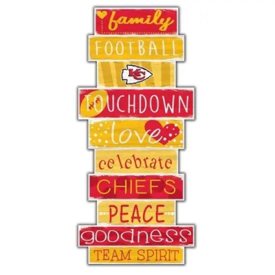 NFL Kansas City Chiefs 24" Celebrations Stack Sign image {3}