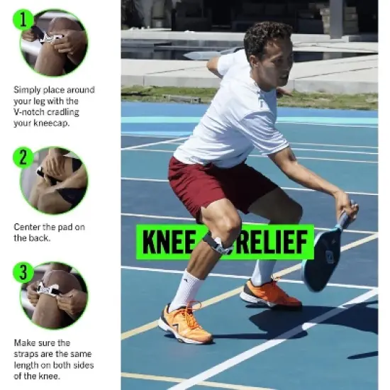 ProBand KneedIT &ndash; Compression Band for Knee Pain Relief &ndash; Helps Relieve Pain & Swelling &ndash; For Arthritis, Tendinitis, Osteoarthritis & More &ndash; One Size image {3}