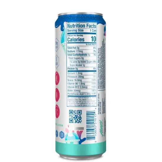 Alani Blue Slush Energy Drink - 12 fl oz Can image {2}