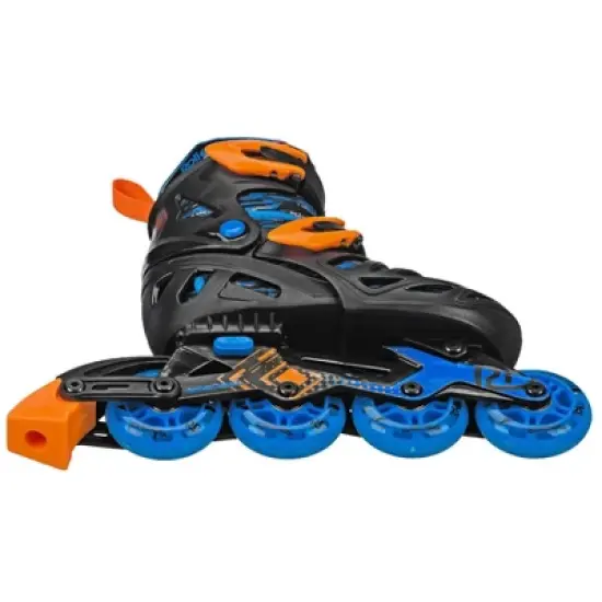 Roller Derby Tracer Kids' Adjustable Inline Skate - Black/Blue image {2}
