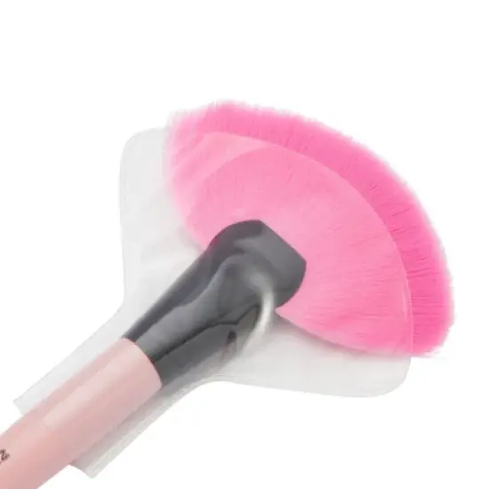 Zodaca 24 Piece Makeup Brush with Pouch Bag Organizer, Pink image {4}