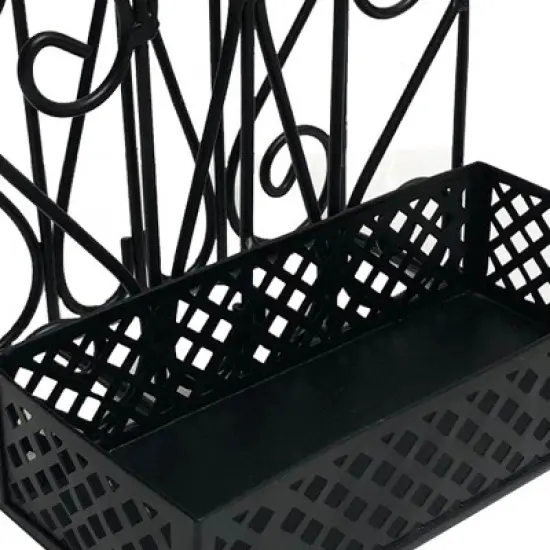 Park Designs Black Salt Pepper and Napkin Holder image {2}