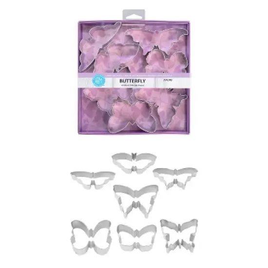 R&M International Butterfly 7 Piece Cookie Cutter Set image {2}
