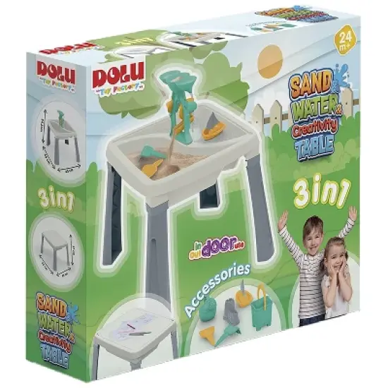 Dolu: 3-In-1 Activity Table: Sand, Water & Creativity - Ages 2+ image {3}