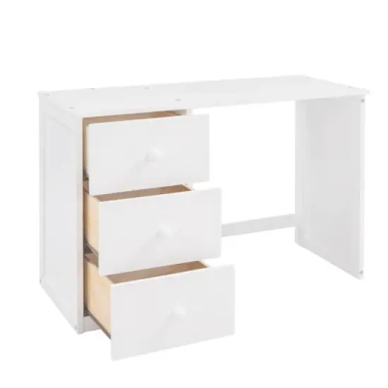 Twin size Loft Bed with Drawers, Desk and Wardrobe-ModernLuxe image {10}