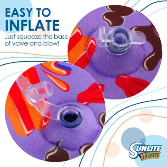 Sunlite Sports Ultra Comfort Pool Hammock Float, Soft Thick Fabric, Water Hammock Raft & Lounge Chair, for People 4' to 6' &ndash; Purple Large image {6}