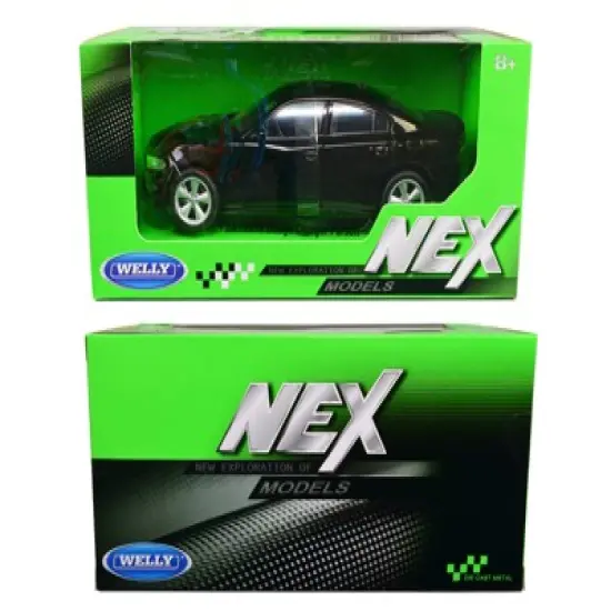 2016 Dodge Charger R/T Black "NEX Models" 1/24-1/27 Diecast Model Car by Welly image {2}