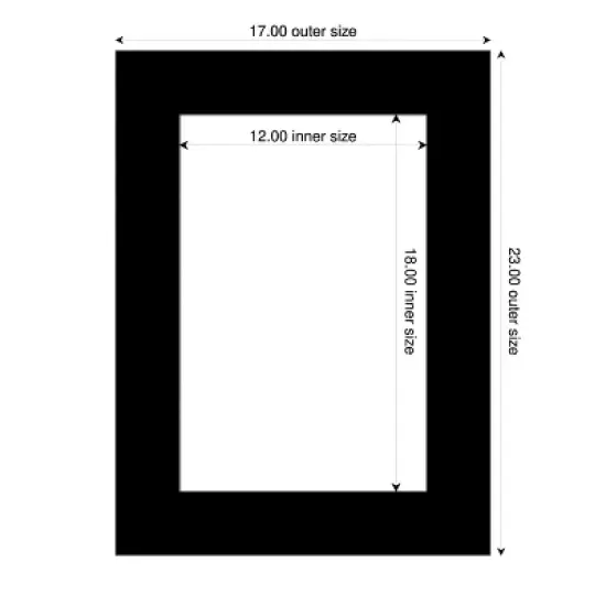 Amanti Art Basic Black Framed Dry Erase Magnetic Board image {4}