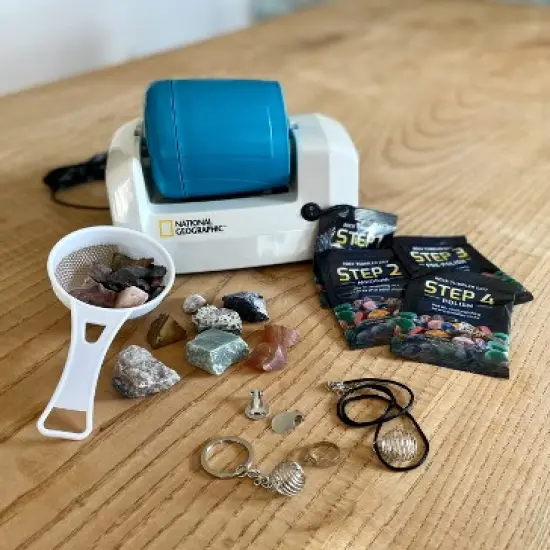 National Geographic Rock Tumbler and Jewelry Making Kit image {1}
