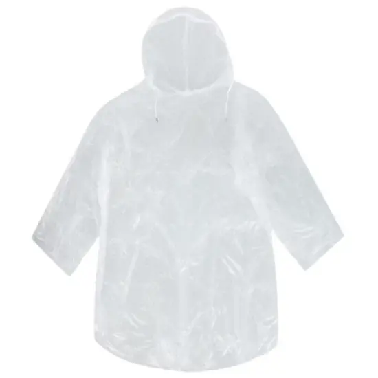 CTM  Clear Rain Pullover with Drawstring Hood image {5}
