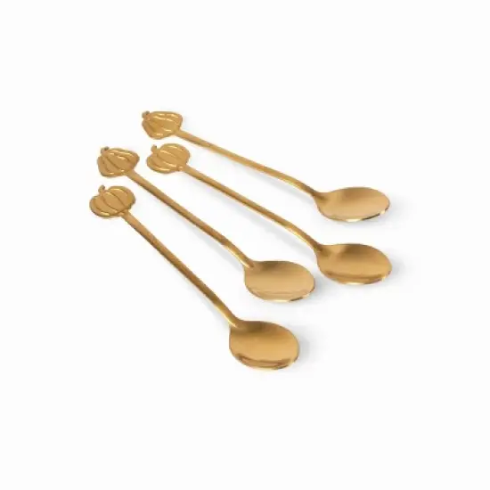 4pk Novelty Stir Spoons Pumpkin - Bullseye's Playground&trade; image {3}