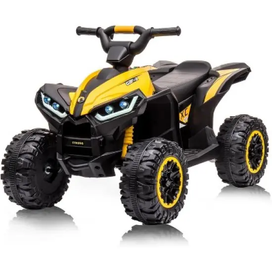 12V Ride On ATV for Kids, Electric Four Wheeler for Toddlers Ages 3-8, with Remote Control, LED Lights, Music, High/Low Speed, USB image {12}