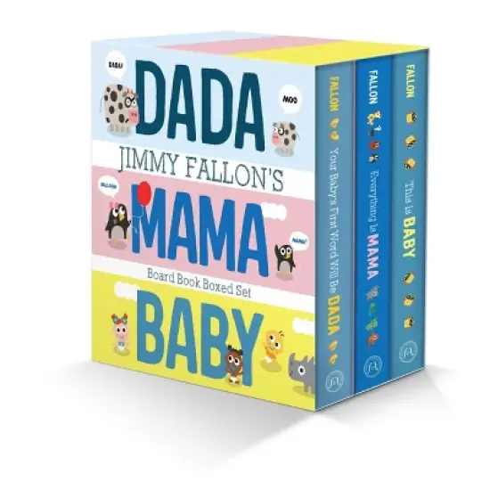 Jimmy Fallon's DADA, MAMA, and BABY Board Book Boxed Set - by Jimmy Fallon (Board Book) image {1}