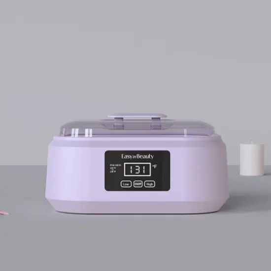 EasyinBeauty Paraffin Wax Machine for Hand and Feet, Touchscreen 3000ml Paraffin Wax Warmer - Purple image {6}